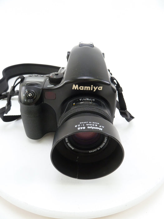 Mamiya 645 AF Camera Outfit with 80MM f2.8 Lens and 120/220 Film Back