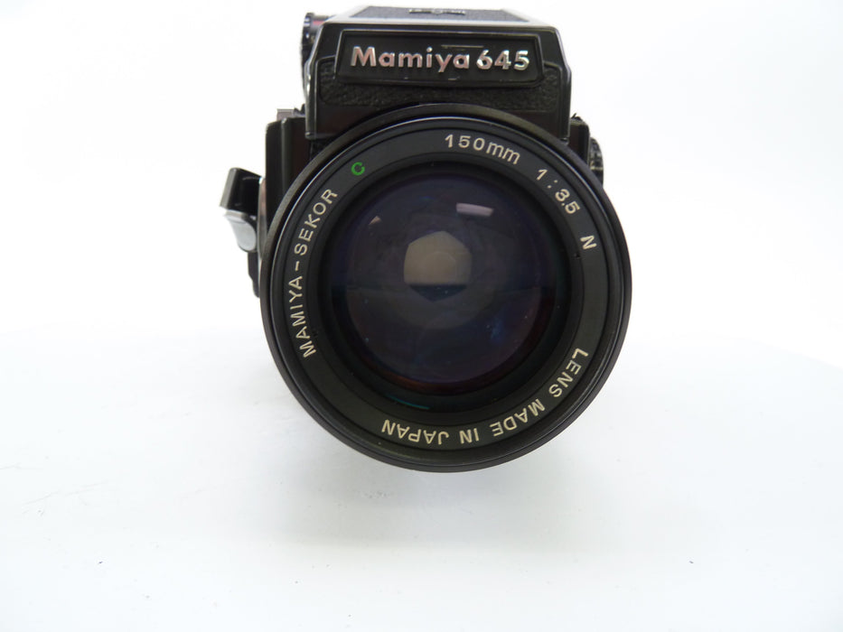 Mamiya M645 1000S Outfit with PD Meter Prism and 150MM F3.5 N Lens
