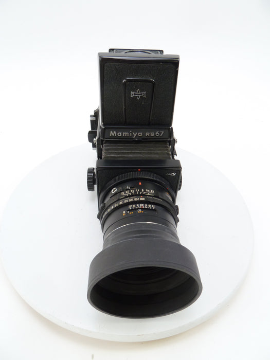 Mamiya RB67 Pro S Camera Outfit with 90MM F3.8 C Lens, Pro S 120 Back, and WLF