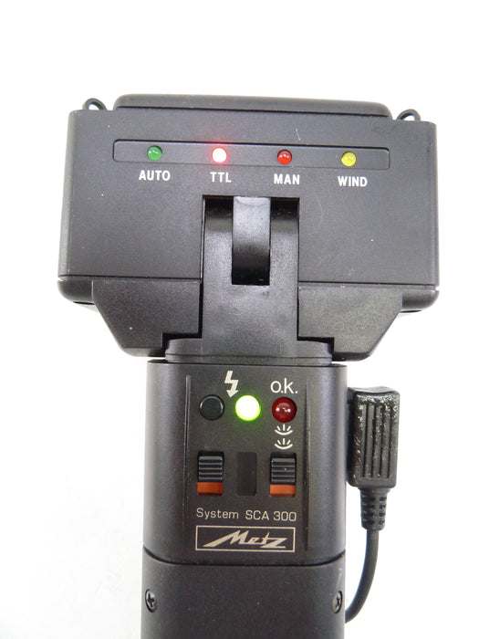 Metz 45 CL-4 Handle Mount Flash with Brackets and PC cord