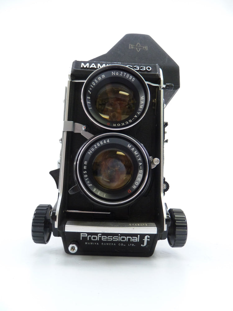Mamiya C330F Camera Outfit with 105MM F3.5D Lens and Poro Finder