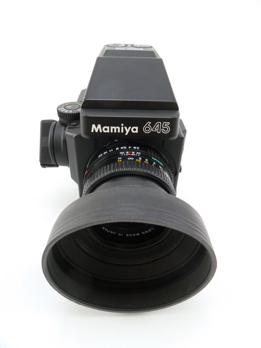 Mamiya 645 Super Camera Outfit with AE Prism Finder, 80MM F2.8 N Lens, and 120 Back