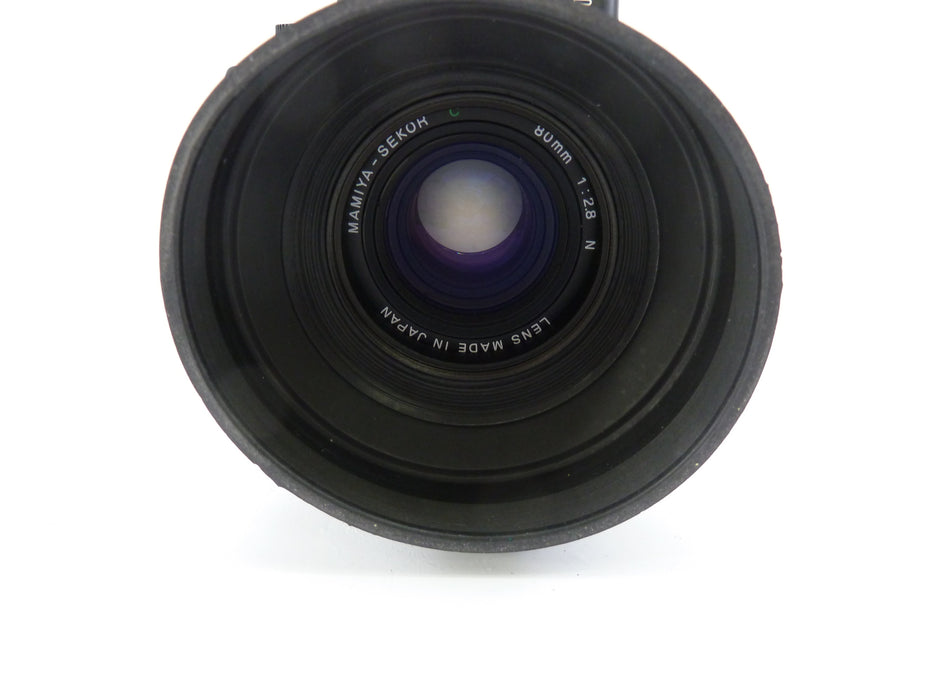 Mamiya 645 Super Camera Outfit with AE Prism Finder, 80MM F2.8 N Lens, and 120 Back