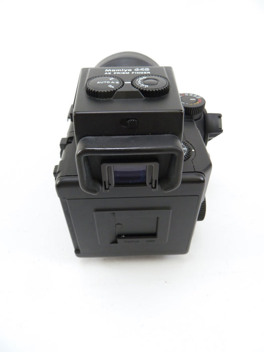 Mamiya 645 Super Camera Outfit with AE Prism Finder, 80MM F2.8 N Lens, and 120 Back