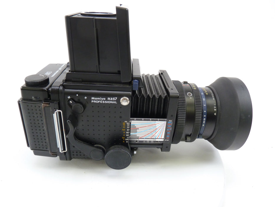 Mamiya RZ67 Camera Outfit with 110MM f2.8 W Lens, Pro 120 Back, and WLF