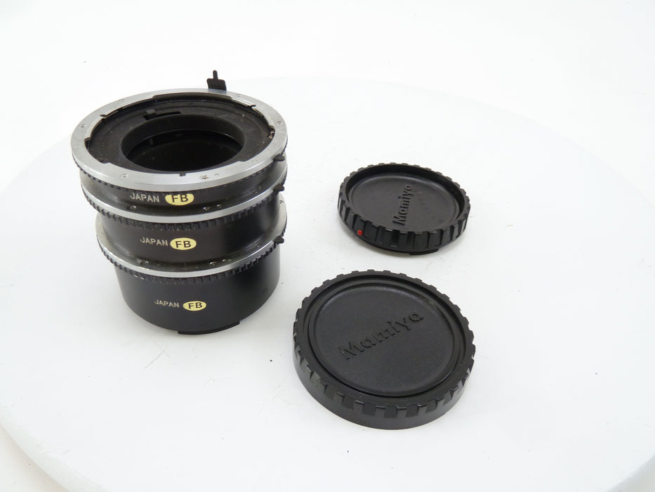 Mamiya 645 Pro Auto Extension Tube Set 1, 2, and 3