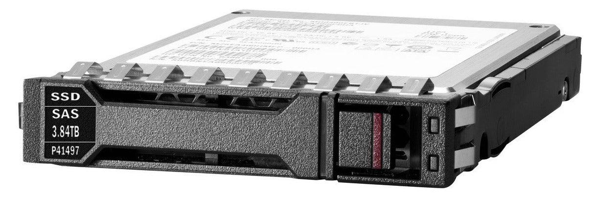 P41497-001 HPE 3.84TB 24G 2.5 SAS RI BC PM6 SSD G10+ G11