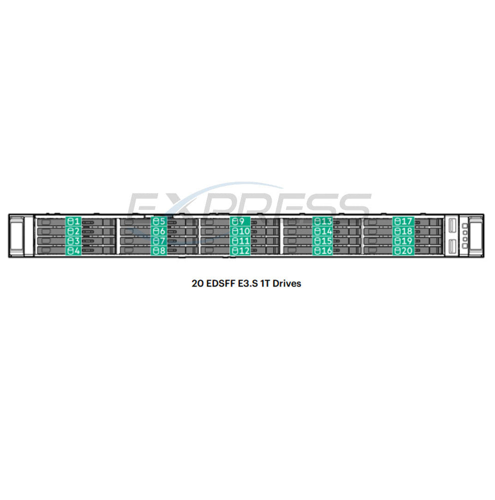 P54201-B21 - 20 EDSFF Chassis | Refurbished HPE ProLiant DL325 Gen 11