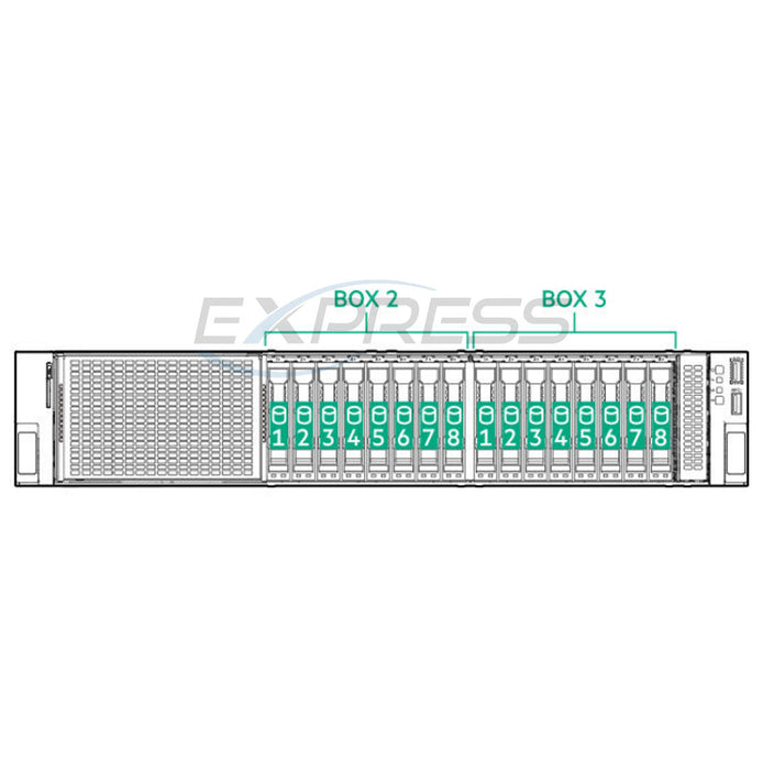 P55082-B21 - 8SFF Tri-Mode U.3 x1 BC Backplane Kit | Refurbished HPE ProLiant DL345 Gen11
