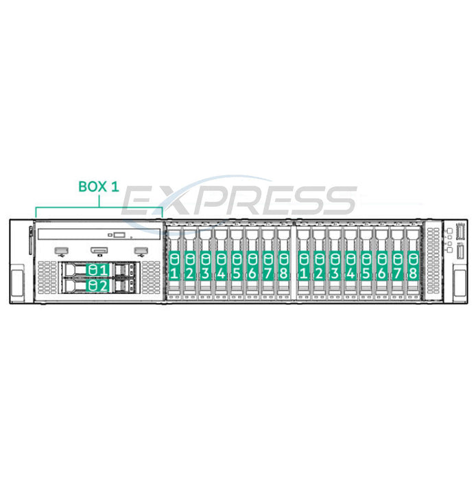 P57857-B21 - SFF Media Bay Kit | Refurbished HPE ProLiant DL345 Gen11