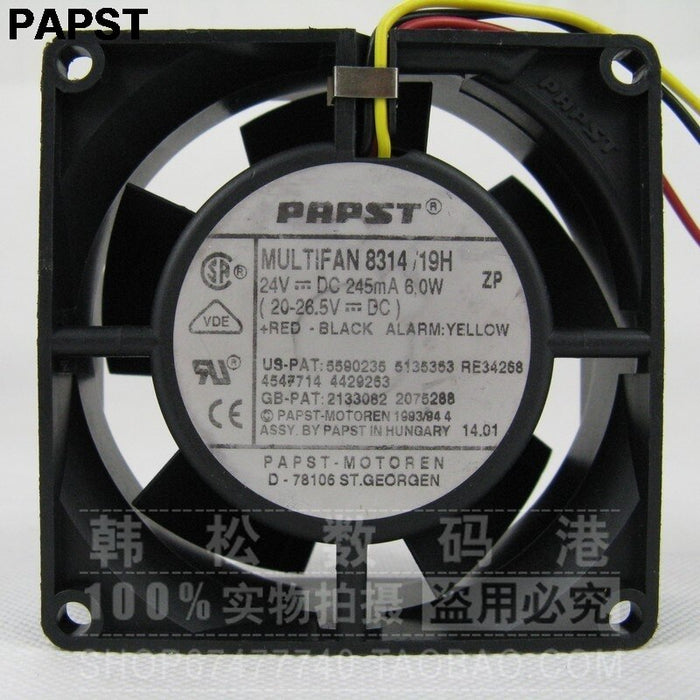 PAPST 80x80x32mm 24V DC Axial Cooling Fan