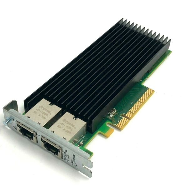 PE210G2I40-T - Silicom Intel X520-T2 10Gbps 10GBase-T 10 Gigabit Dual Ports RJ-45 Ethernet PCI Express 2.1 x8 Converged Network Adapter
