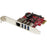 PEXUSB3S3GE - StarTech 3-Port 1000Base-T Gigabit Ethernet PCI-Express USB 3.0 Card
