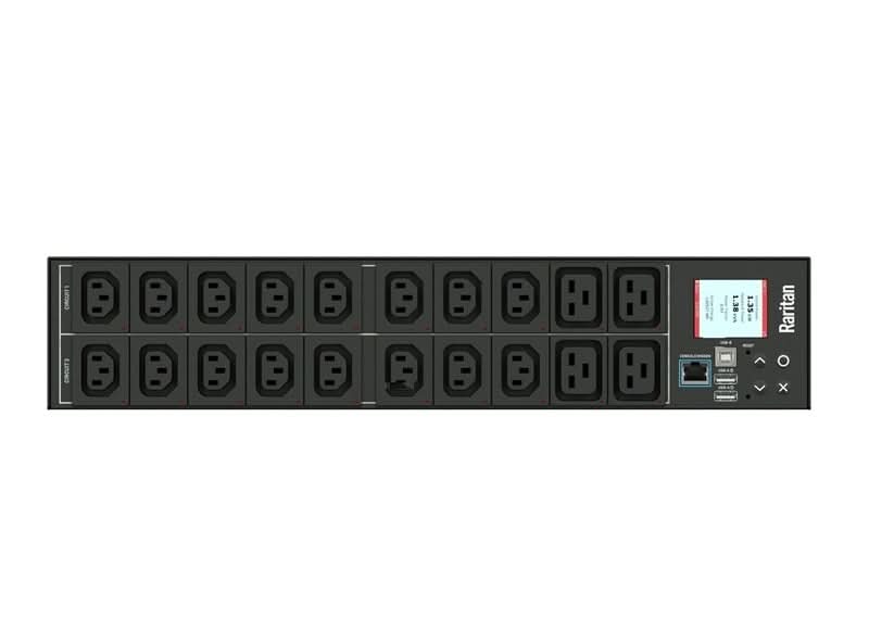Raritan PX3-5464R-E2K1 Single Phase 20-Outlets 30A Rack-Mount Power Distribution Unit