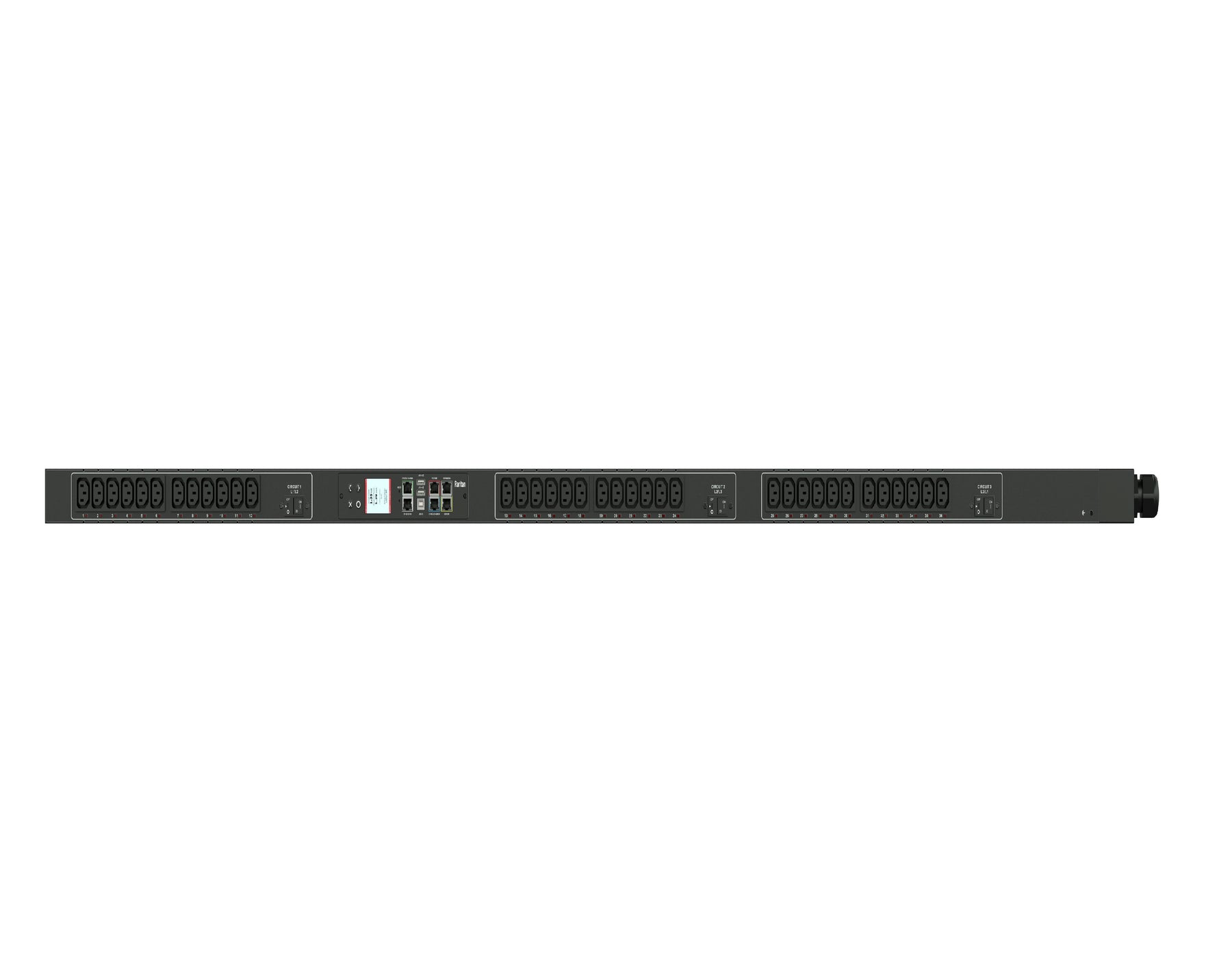Raritan PX3-5701V Dominion PX3 3-Phase 36-Outlets 30A Rack-Mount Power Distribution Unit