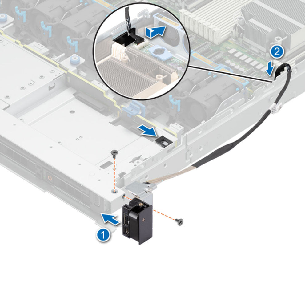 PX51F — Right Rack Ear | Dell PowerEdge R660xs