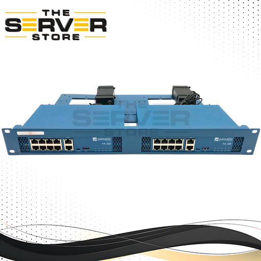 Palo Alto Networks PA-220 Next-Generation Firewall Appliance (*Dual Unit*) in Rackmount. P/N: PA-220.