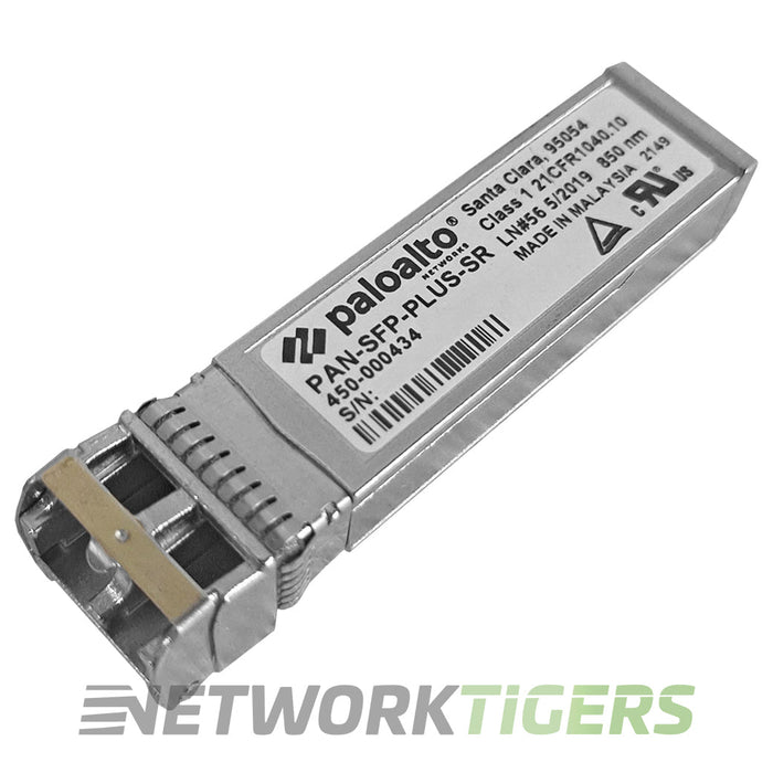 Palo Alto PAN-SFP-PLUS-SR 450-000434 10GB BASE-SR 850nm 300m LC SFP+ Transceiver