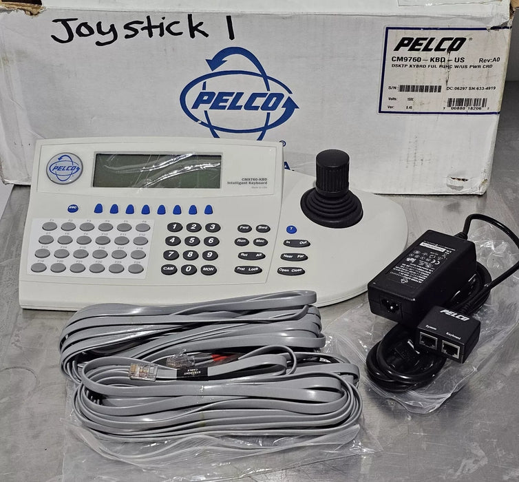 Pelco CM9760-KBD-US Desktop Keyboard, Full Function Pelco