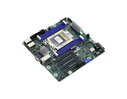 ROMED6U-2L2T - ASRock EPYC 7003 Socket SP3 DDR4 SATA M.2 PCI-Express Supported Micro-ATX Server Motherboard