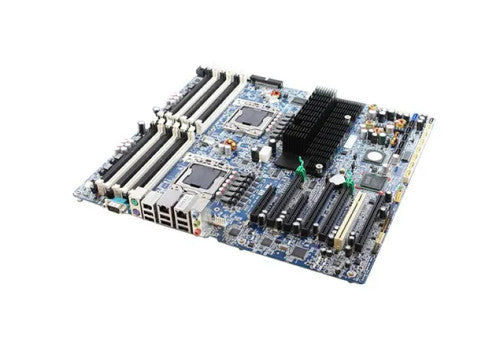 576202-001 - HP Socket LGA1366 Intel 5520 Chipset System Board Motherboard for Z800 Workstation Supports Xeon 5500/5600 Series DDR3 12x DIMM