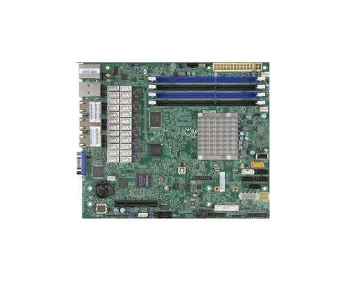 A1SAM-2550F - SuperMicro Socket FCBGA-1283 System on Chip Chipset Micro-ATX System Board Motherboard Supports Atom C2550 DDR3 4x DIMM