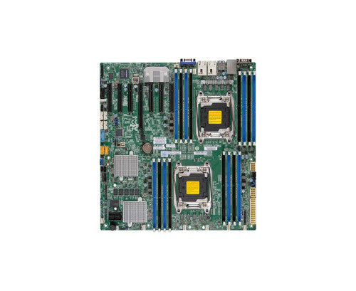 X10DRH-C-B - SuperMicro X10DRH-C Socket LGA2011 Intel C612 Chipset EATX System Board Motherboard Supports 2x Xeon E5-2600 v3/v4 DDR4 16x DIMM