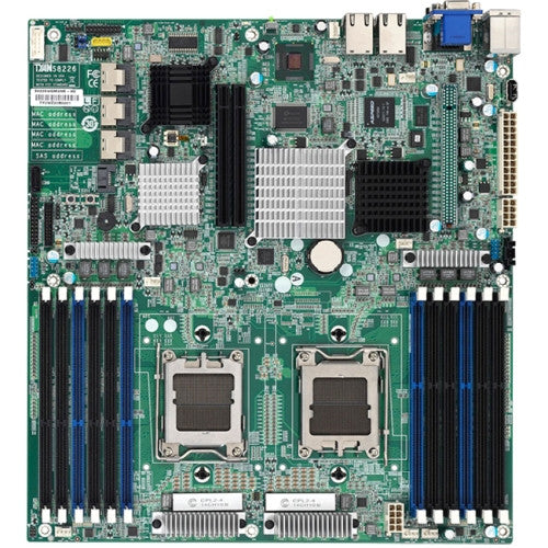S8226WGM3NR - Tyan S8226 Socket C32 AMD SR5690 + SP5100 Chipset AMD 45nm 4-Core/6-Core Opteron 4100 Series Processors Support DDR3 12x DIMM