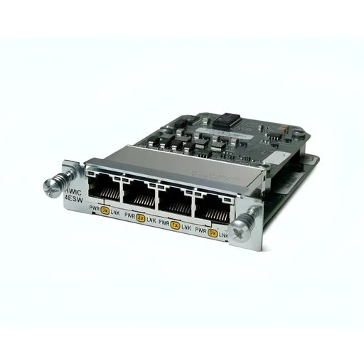 Cisco HWIC-4ESW 4-Port 10/100 EtherSwitch High-Speed WAN Interface Card - Refurbished