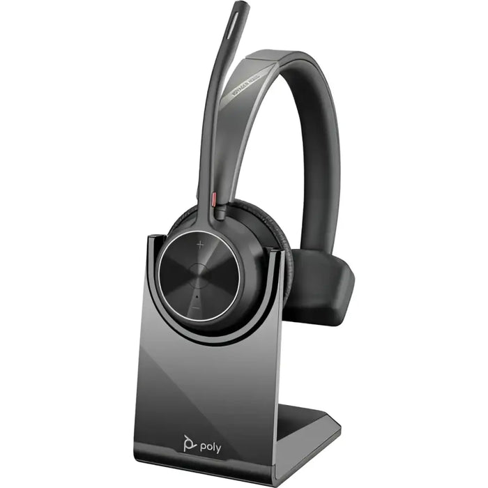 Poly Voyager 4310 UC Mono Bluetooth Headset with Charging Stand USB-A Microsoft Teams 218471-02 - New