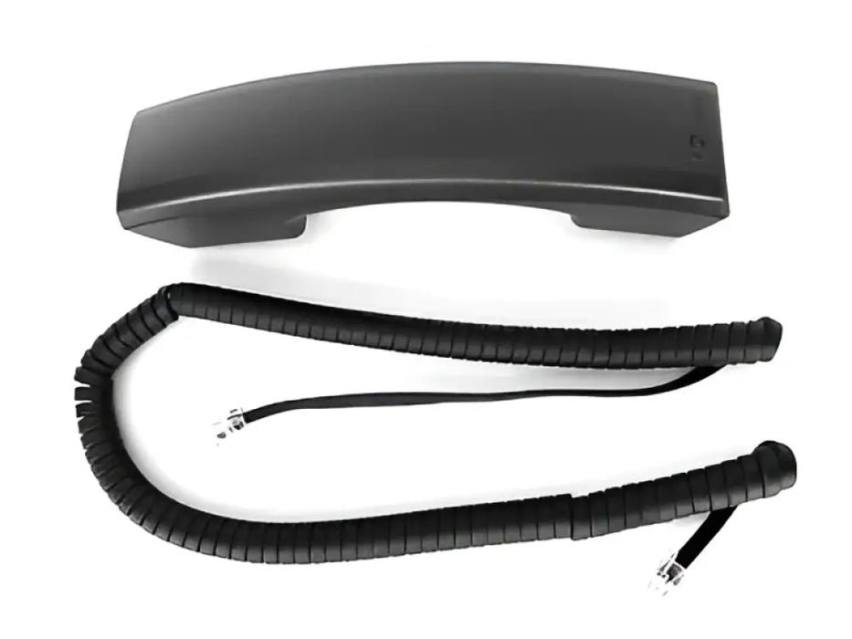 Poly/Polycom HD Voice Replacement Handset & Curly Cord for VVX 150 250 350 450 & CCX 400 500 600 700 - 2200-48877-005 - New