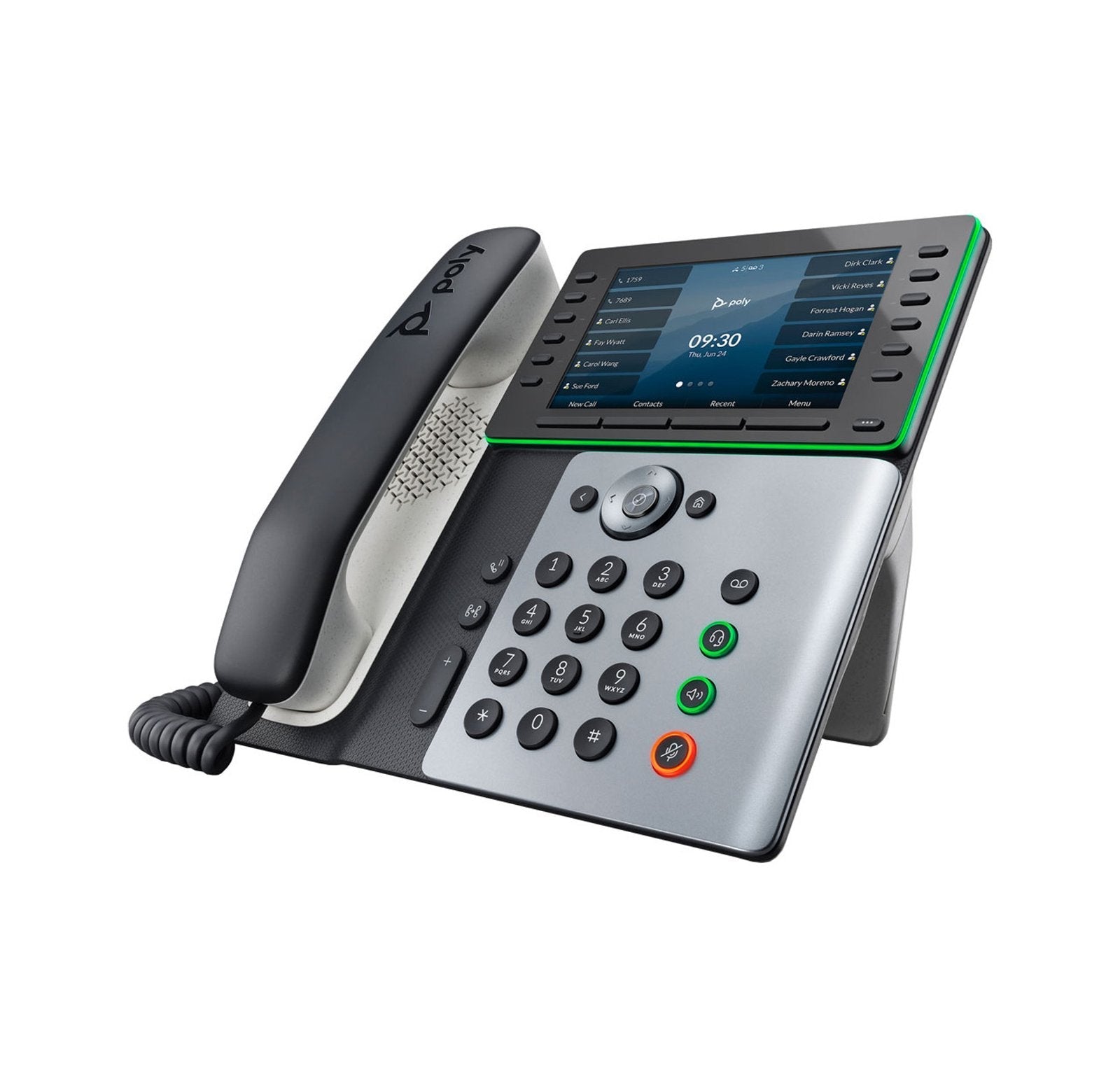 Polycom Edge E500 12-Line Dual-Port Ethernet 5-inch LCD VoIP Phone - 2200-87855-025