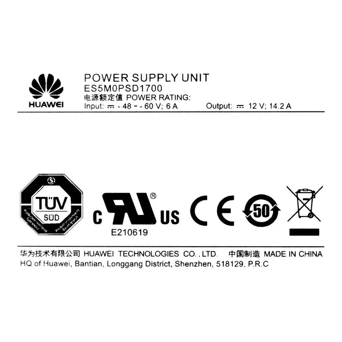 Power supply Huawei ES5M0PSD1700 170W S6700 Power