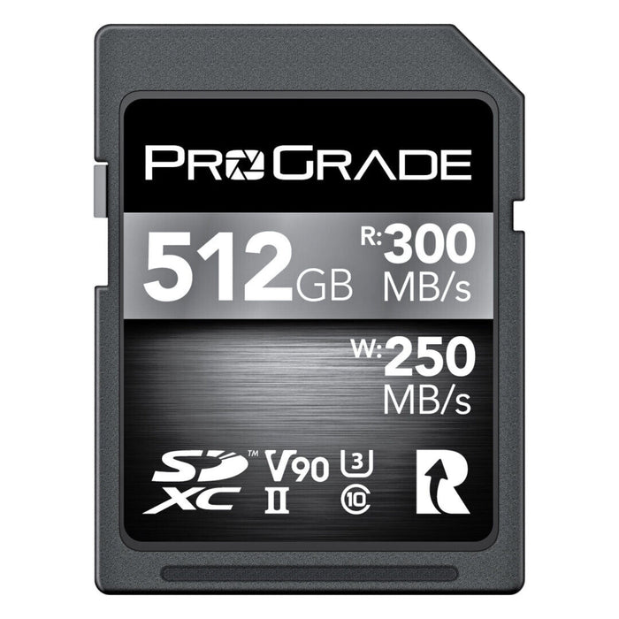 ProGrade Digital SDXC UHS-II V90 300R Memory Card (64GB - 512GB)