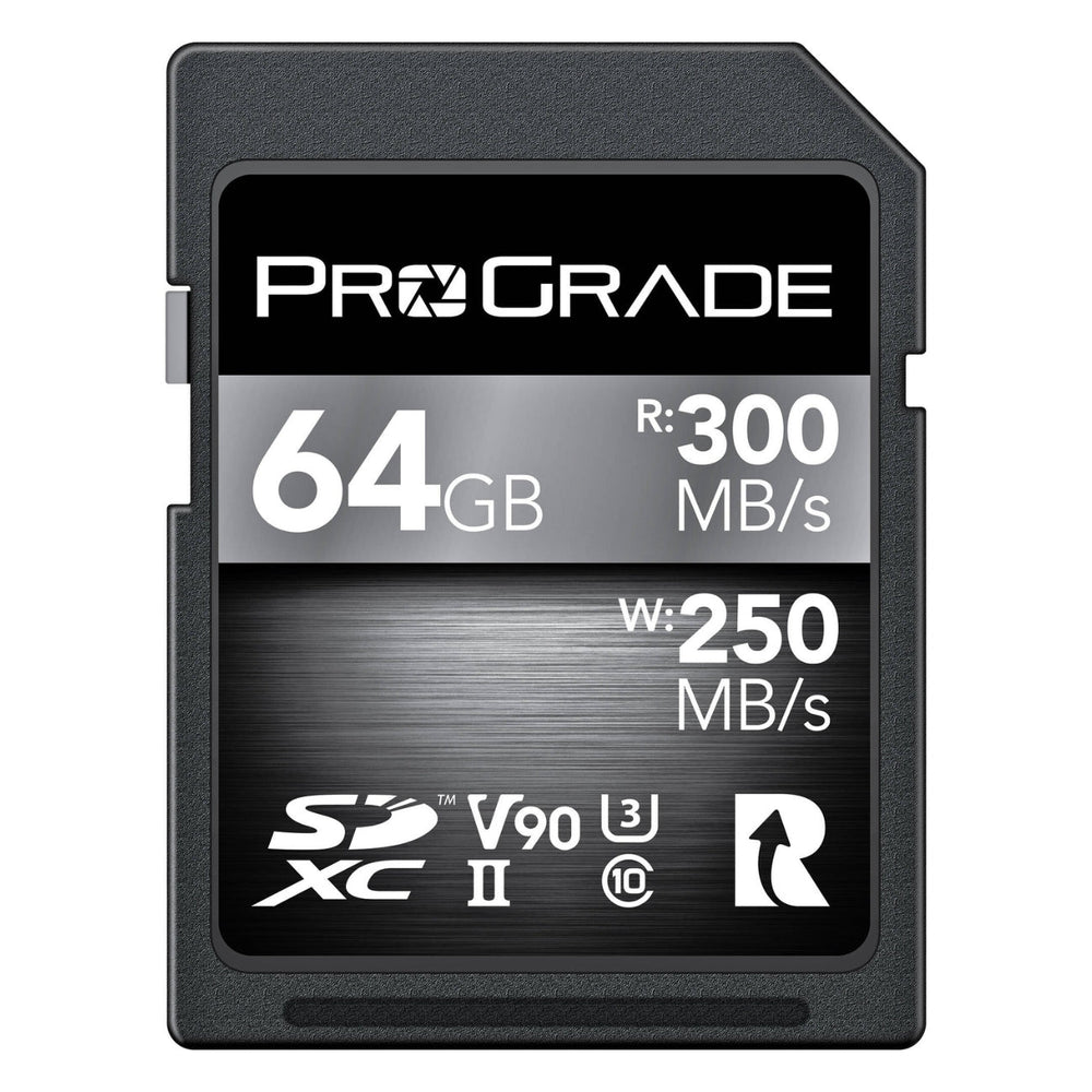 ProGrade Digital SDXC UHS-II V90 300R Memory Card (64GB - 512GB)