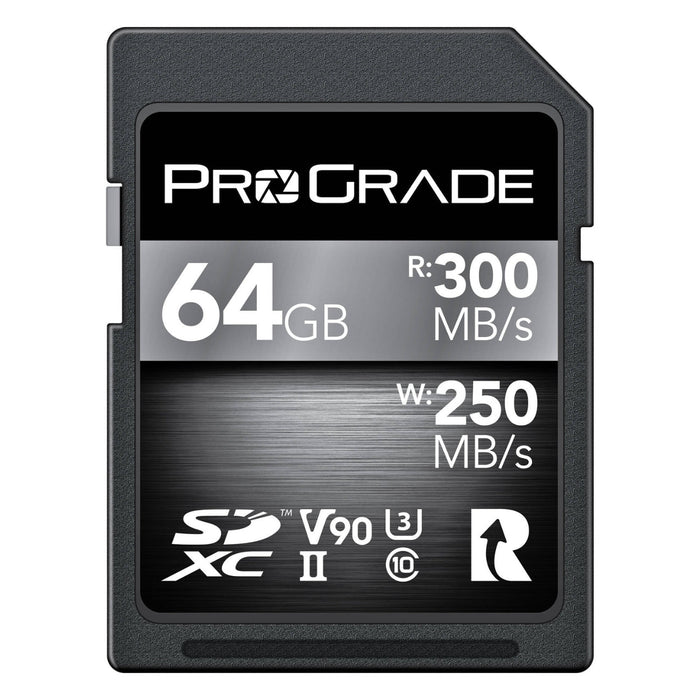 ProGrade Digital SDXC UHS-II V90 300R Memory Card (64GB - 512GB)