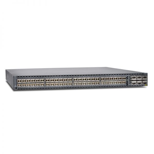 QFX5100-48S-DC-AFO - Juniper QFX5100 Series 48-Ports SFP+ Layer 3 Rack-mountable Managed Front-to-back Airflow Network Switch with 6-Ports QSFP