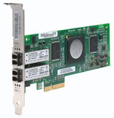 QLE2462 - QLogic 4GB/s Dual Port PCI Express Fibre Channel Host Bus Adapter Card with Standard Bracket