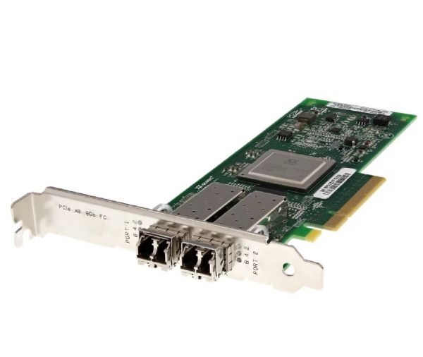 QLE2562-DEL - Dell Qlogic Dual Port 8GB/s Fibre Channel SFP PCI Express 2.0 x8 High Profile Host Bus Adapter (HBA)