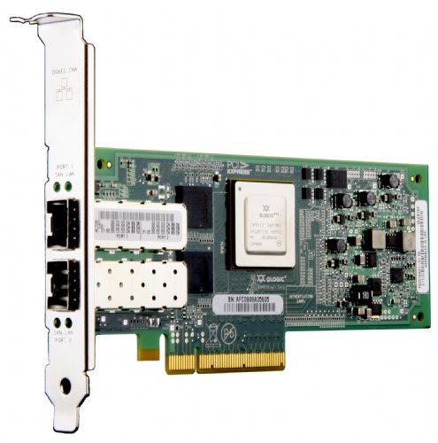 QLE8152-CU-E - Qlogic QLE8152 Dual-Port 10Gbps FCoE PCI-Express x8 Converged Network Adapter
