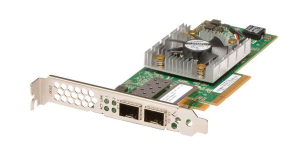 QLE8262-DELL - Dell 10GB DUAL-Port PCI Express X8 CNA Adapter for PowerEdge Blade Server
