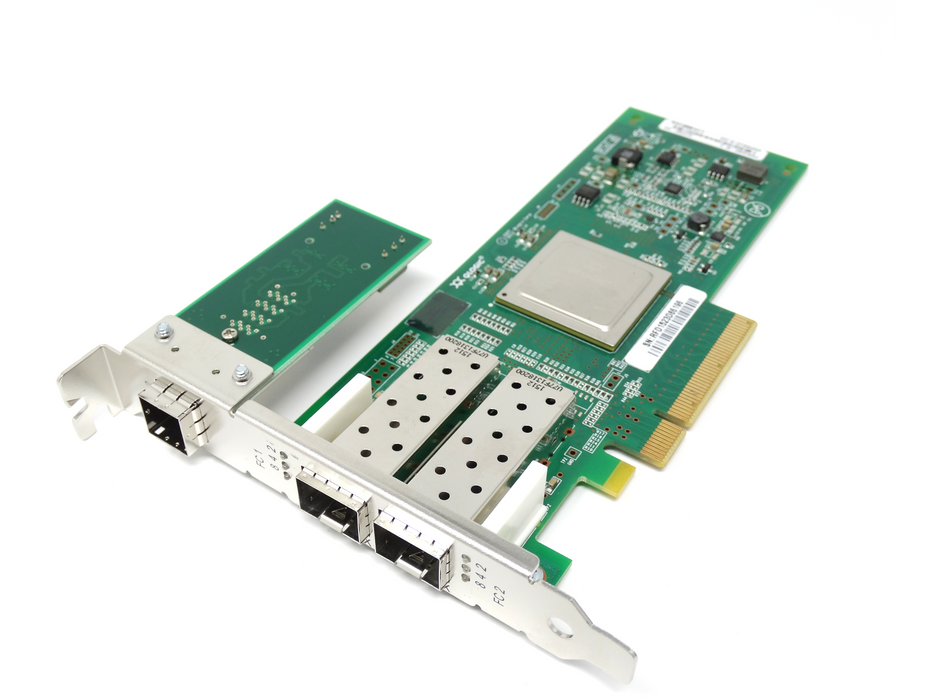 QLogic Dual Port 8Gb PCI-E FC Network Adapter w/ SAS Expander & SFP QLogic-QLE2562-WB