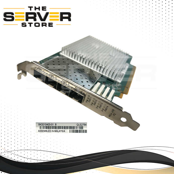 QLogic QLE2764 Quad-Port 32GB SFP+ FC PCIe HBA BK3210403-01 A
