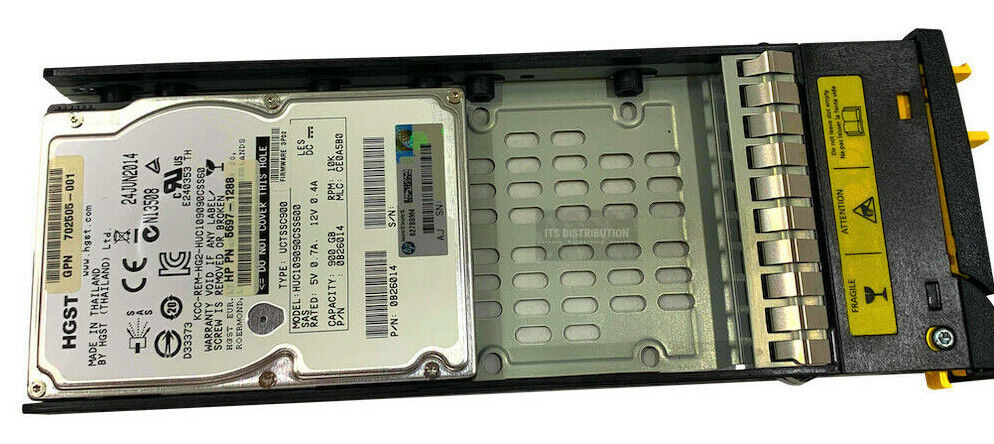 QR496A I LOT OF 12 HP M6710 900GB 6G SAS 10K rpm SFF 2.5-inch HDD 702055-001