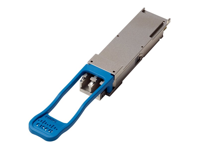 QSFP-100G-ER4L-S Cisco 100GBASE QSFP Transceiver, 40KM, SMF, Duplex LC