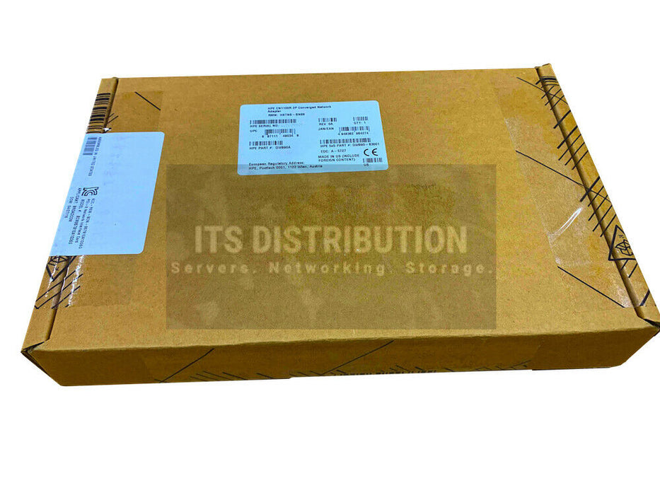 QW990A I New Sealed HPE StoreFabric CN1100R Dual Port Converged Network Adapter