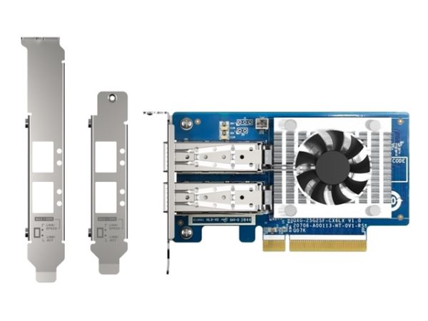 QXG-25G2SF-CX6 - Qnap Dual-Port Sfp28 25Gbe Network Expansion Card; Low-Profile Form Factor; Pcie Gen4