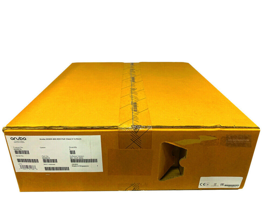 R0M67A I New Sealed HPE Aruba 2930M 40G 8SR PoE Class 6 1S Switch