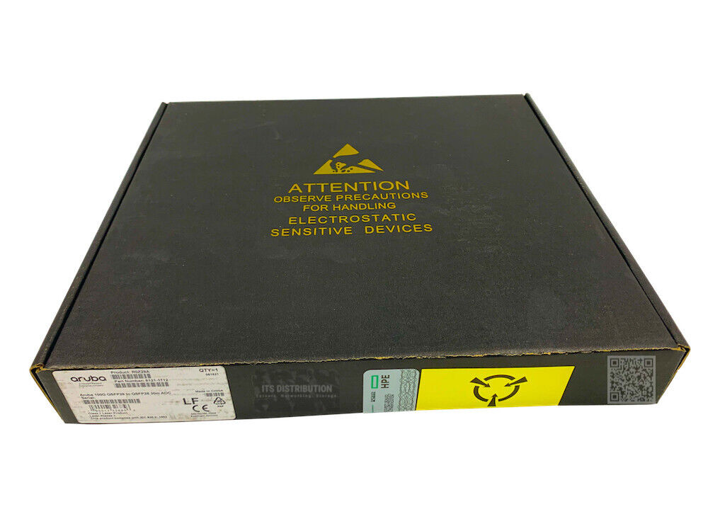 R0Z29A I New HPE Aruba 100G QSFP28 to QSFP28 30m Active Optical Cable 8121-1712