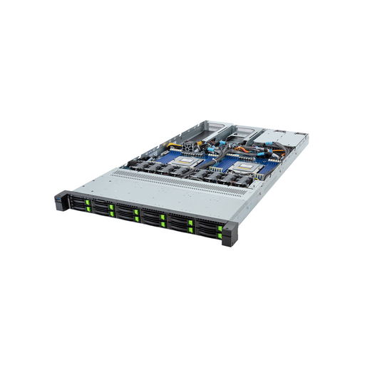 R183-ZF1-AAJ1 Gigabyte Server, 2 x AMD EPYC 9334, 8 x 64GB RAM, 2 x 960GB NVMe SSD, 2 x 6.4TB NVMe SSD - NEW